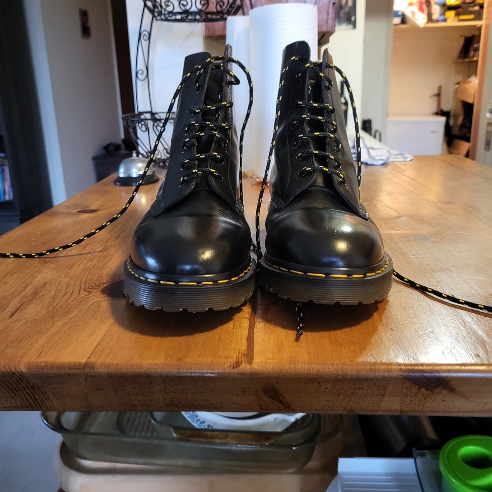 Rare Vintage Dr Martens 8248 Black 7 Hole Made In England